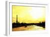 Paris Eiffel Sunset-Philippe Hugonnard-Framed Giclee Print