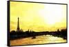 Paris Eiffel Sunset-Philippe Hugonnard-Framed Stretched Canvas