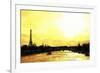 Paris Eiffel Sunset-Philippe Hugonnard-Framed Giclee Print