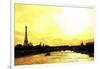 Paris Eiffel Sunset-Philippe Hugonnard-Framed Giclee Print