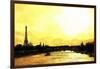 Paris Eiffel Sunset-Philippe Hugonnard-Framed Giclee Print