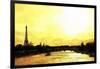 Paris Eiffel Sunset-Philippe Hugonnard-Framed Giclee Print