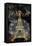 Paris Eiffel Time-Jace Grey-Framed Stretched Canvas