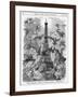 Paris, Eiffel Tower 1889-Linley Sambourne-Framed Art Print