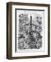 Paris, Eiffel Tower 1889-Linley Sambourne-Framed Art Print