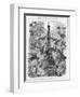 Paris, Eiffel Tower 1889-Linley Sambourne-Framed Art Print