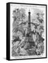 Paris, Eiffel Tower 1889-Linley Sambourne-Framed Stretched Canvas