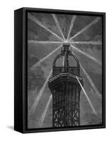 Paris, Eiffel Tower 1889-null-Framed Stretched Canvas