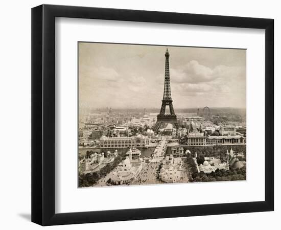 Paris: Eiffel Tower, 1900-null-Framed Giclee Print