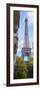 Paris Eiffel tower vertical Panoramic-Philippe Manguin-Framed Photographic Print