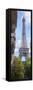 Paris Eiffel tower vertical Panoramic-Philippe Manguin-Framed Stretched Canvas