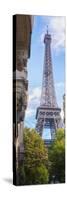 Paris Eiffel tower vertical Panoramic-Philippe Manguin-Stretched Canvas