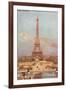 Paris - Eiffel Tower-null-Framed Art Print