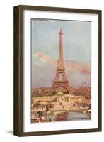 Paris - Eiffel Tower-null-Framed Art Print