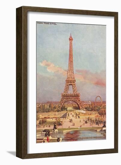 Paris - Eiffel Tower-null-Framed Art Print