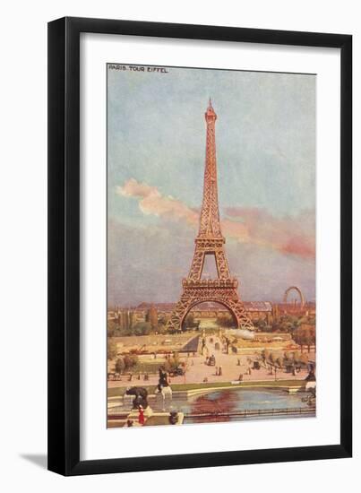 Paris - Eiffel Tower-null-Framed Art Print