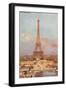 Paris - Eiffel Tower-null-Framed Art Print
