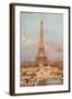 Paris - Eiffel Tower-null-Framed Art Print