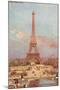 Paris - Eiffel Tower-null-Mounted Art Print