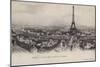 Paris, Eiffel Tower-null-Mounted Giclee Print