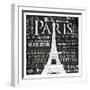 Paris Eiffel-Jace Grey-Framed Art Print