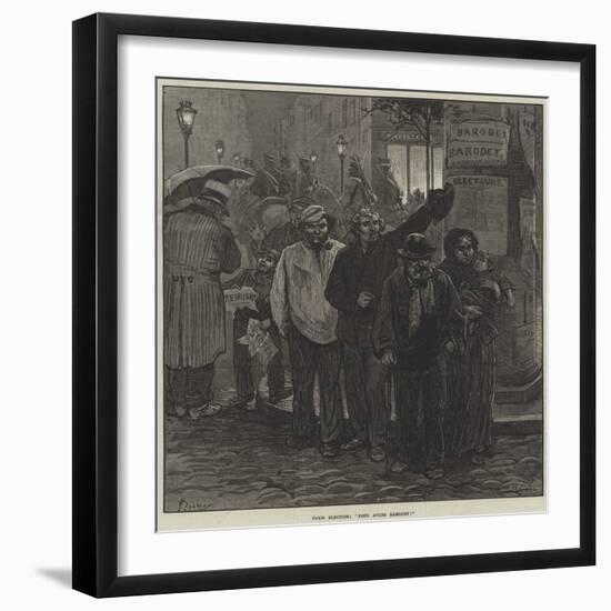 Paris Election, Nous Avons Barodet!-Felix Regamey-Framed Giclee Print