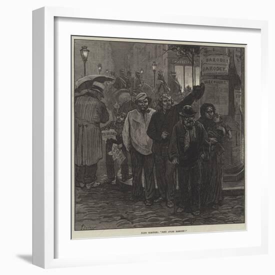 Paris Election, Nous Avons Barodet!-Felix Regamey-Framed Giclee Print