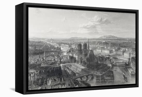 Paris en 1860-Edouard Willmann-Framed Stretched Canvas