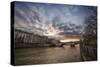 Paris, End of a Day-Sebastien Lory-Stretched Canvas