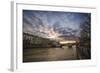 Paris, End of a Day-Sebastien Lory-Framed Photographic Print