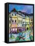 Paris Evening I-Jeanette Vertentes-Framed Stretched Canvas