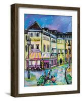 Paris Evening I-Jeanette Vertentes-Framed Art Print