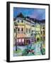 Paris Evening I-Jeanette Vertentes-Framed Art Print