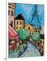 Paris Evening II-Jeanette Vertentes-Framed Art Print