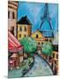 Paris Evening II-Jeanette Vertentes-Mounted Art Print