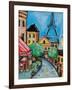 Paris Evening II-Jeanette Vertentes-Framed Art Print