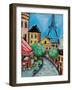 Paris Evening II-Jeanette Vertentes-Framed Art Print