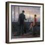 Paris Evening Romance-Karen Wallis-Framed Art Print