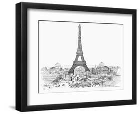 Paris Exhibition, 1889-null-Framed Giclee Print