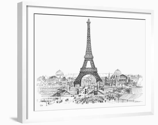 Paris Exhibition, 1889-null-Framed Giclee Print