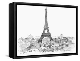 Paris Exhibition, 1889-null-Framed Stretched Canvas
