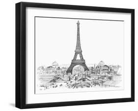 Paris Exhibition, 1889-null-Framed Giclee Print