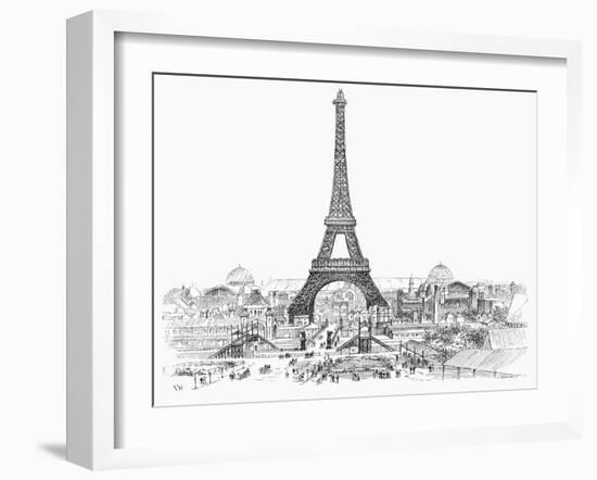 Paris Exhibition, 1889-null-Framed Giclee Print