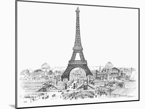 Paris Exhibition, 1889-null-Mounted Giclee Print