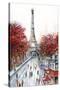 Paris Fall-Marilyn Dunlap-Stretched Canvas