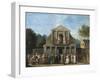 Paris, Farcical Scene in Front of Saint-Laurent Fair Theatre by Unknown Artist-null-Framed Giclee Print