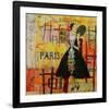 Paris-Fashion I-Irena Orlov-Framed Art Print