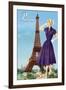 Paris Fashion I-null-Framed Art Print