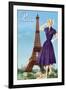 Paris Fashion I-null-Framed Art Print