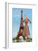 Paris Fashion II-null-Framed Art Print